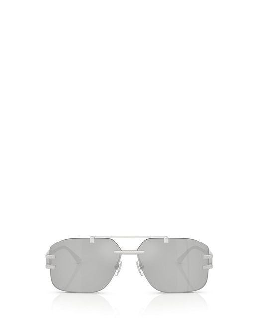 Versace White Sunglasses for men
