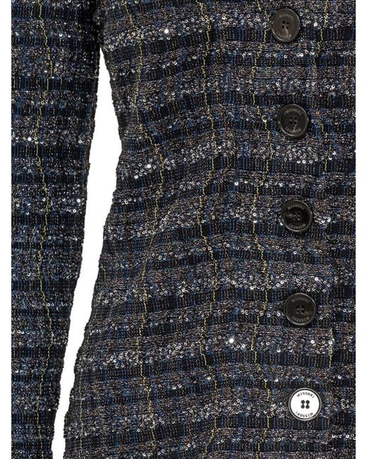 Missoni Black Knitted Cardigan With Lurex Trim