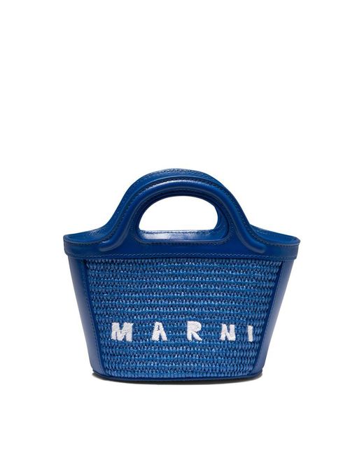 Marni Blue "Tropicalia Micro" Handbag
