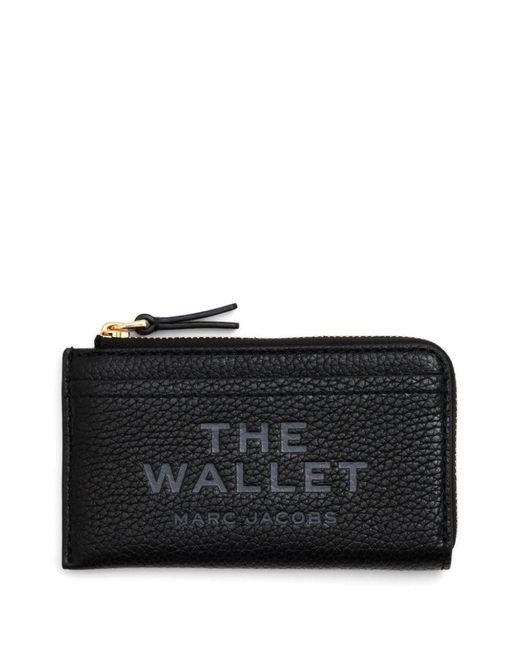 Marc Jacobs Black The Leather Top Zip Multi Wallet