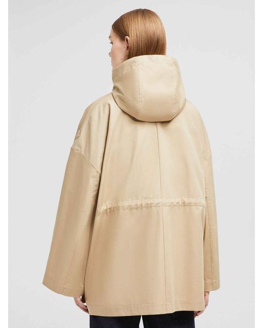 Moncler Natural Adjustable Plain Trench Coat