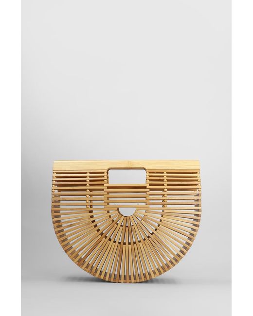 Cult Gaia Natural Gaias Small Hand Bag