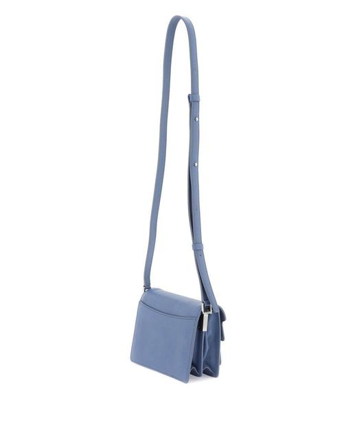 Marni Blue Mini Soft Trunk Shoulder Bag