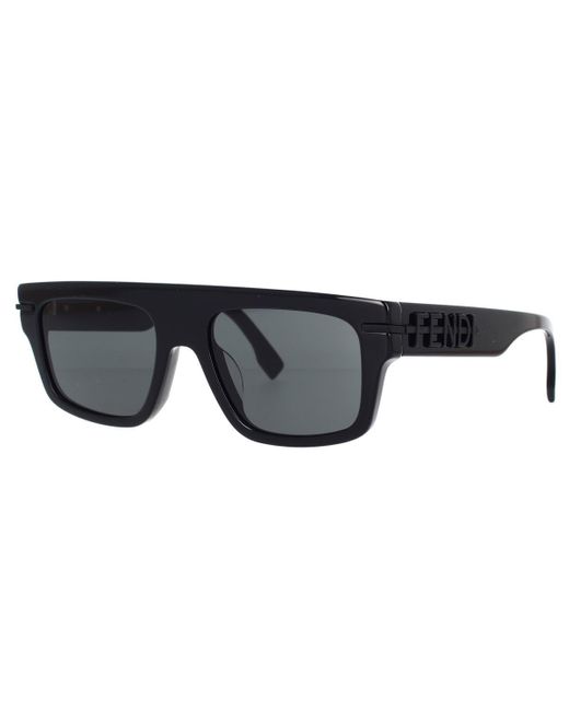 Fendi Gray Sunglasses for men
