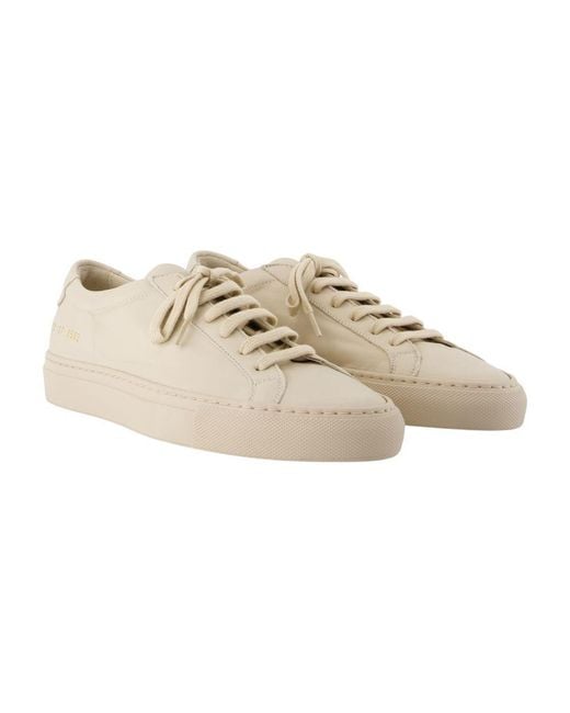 Common Projects Natural Achilles S Sneakers