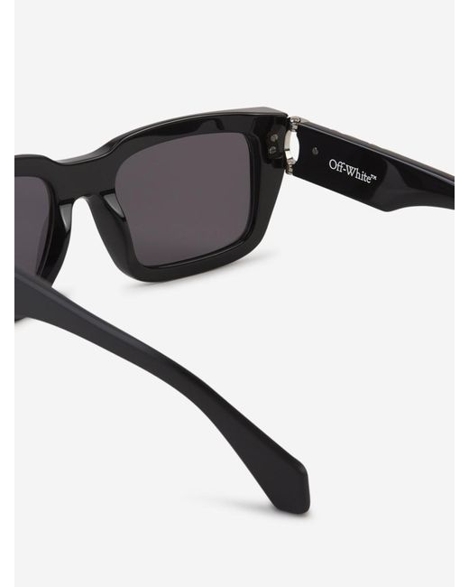 Off-White c/o Virgil Abloh Black Off- Squared Hays Sunglasses for men