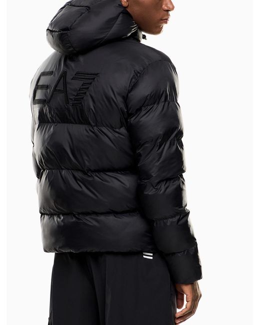 EA7 Black Coats for men