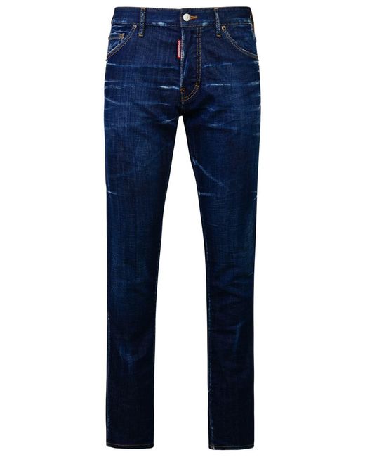 DSquared² Cool Guy Blue Cotton Jeans for men
