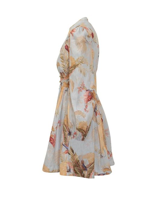 Zimmermann White Zimmerman Mini Dress