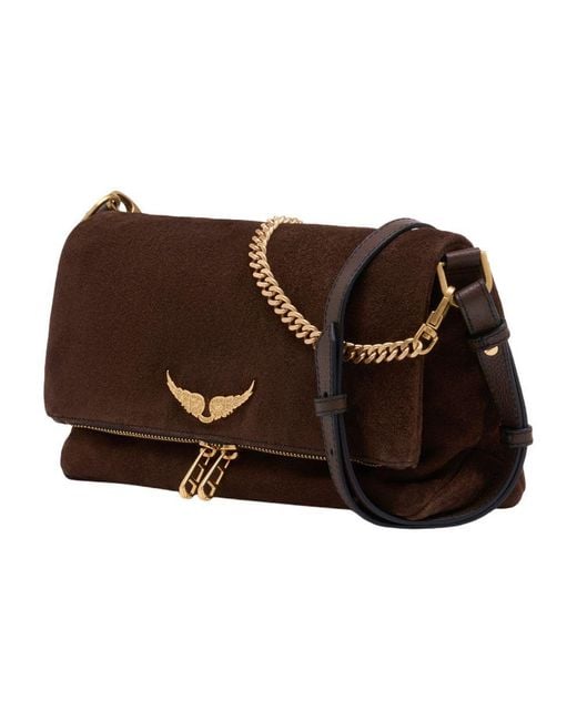 Zadig & Voltaire Brown Rocky Ii Crossbody