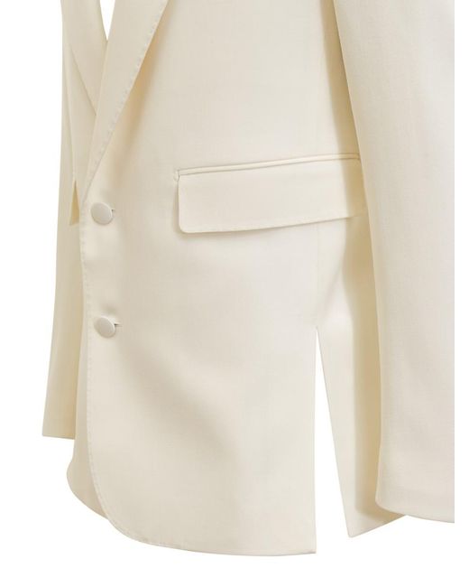 Dolce & Gabbana White Virgin Wool Jacket for men