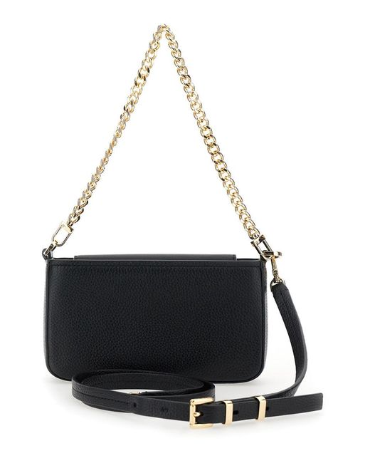 MICHAEL Michael Kors Black 'Bryant' Crossbody Bag With Adjustable Shoulder Strap And Logo Lettering On The Front
