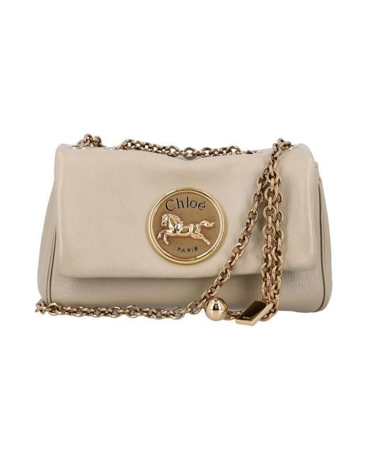 Chloé Natural Small Heritage Shoulder Bag