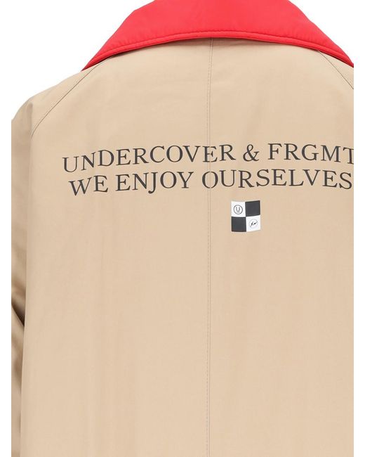 Undercover Natural X Fragment Design Cotton Trench Coat