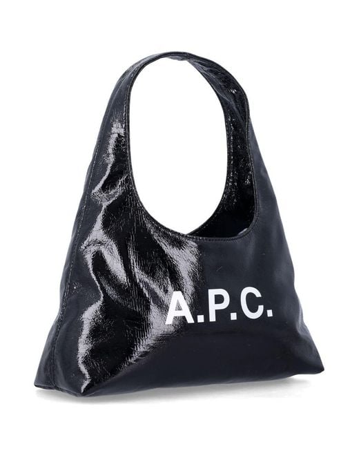 A.P.C. Black Baby Ninon Shoulder Bag