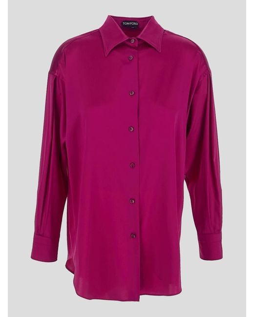 Tom Ford Pink Silk Shirt
