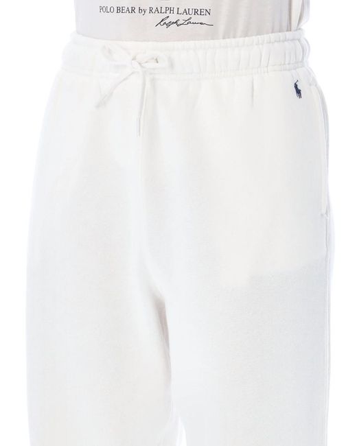 Polo Ralph Lauren White Classic Jogging Pants