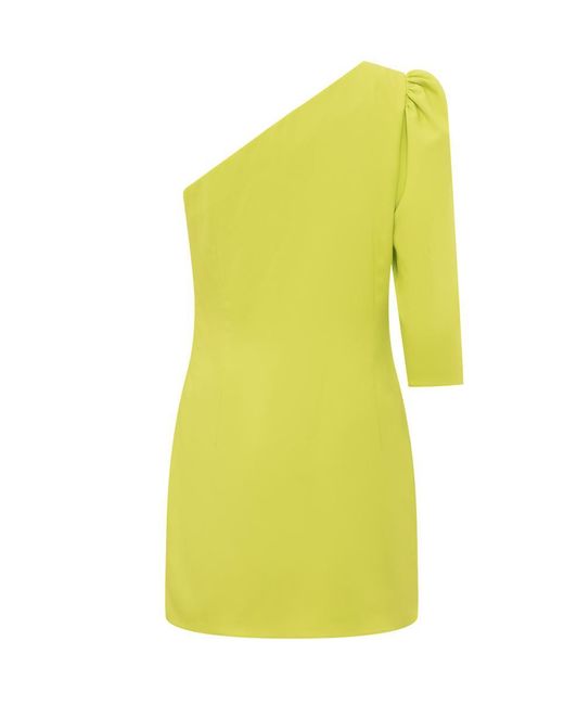 DSquared² Yellow One-shoulder Dress