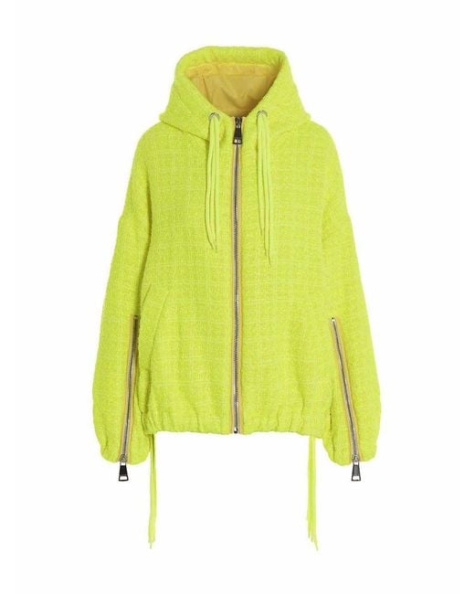 Khrisjoy Yellow Khris Windbreaker Tweed Jacket