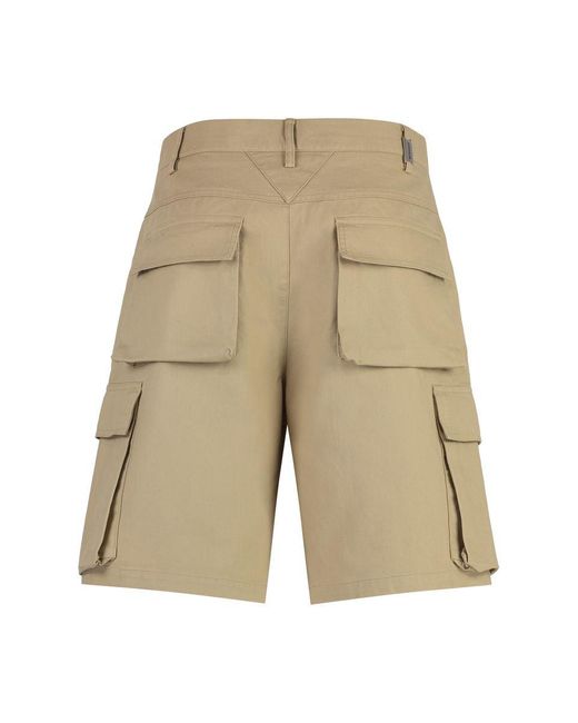 Represent Natural Cotton Cargo Bermuda Shorts for men