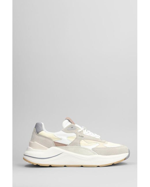 Date White Fuga Sneakers for men