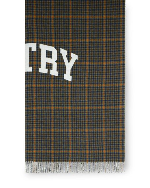 Autry Black Wool Blend Blanket for men