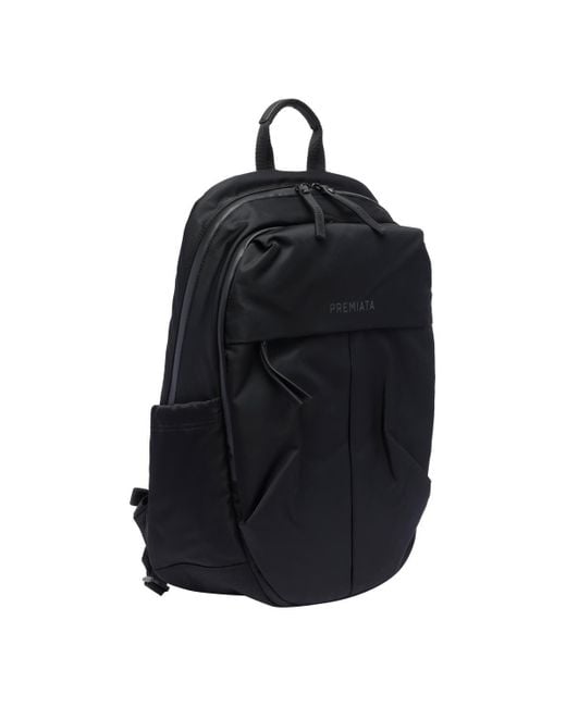 Black fabric backpack sale