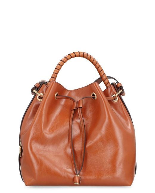 Chloé Brown Bucket Bag Marcie