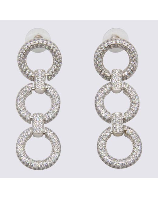 Self-Portrait Metallic Bijoux Argento