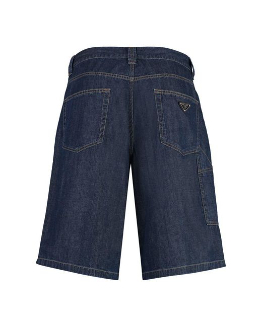 Prada Blue Shorts for men