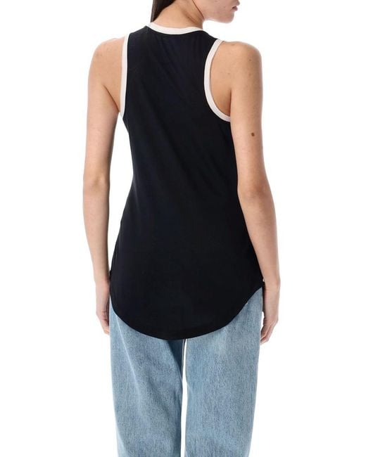 Balmain Blue Print Top
