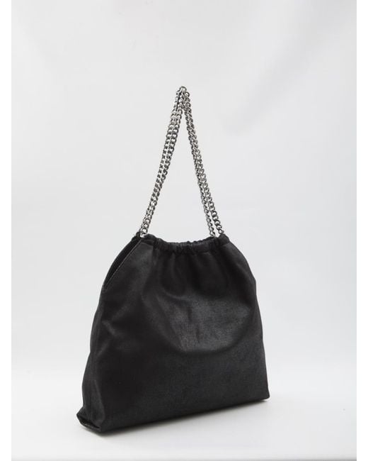 Stella McCartney Black Falabella Bag With Drawstring