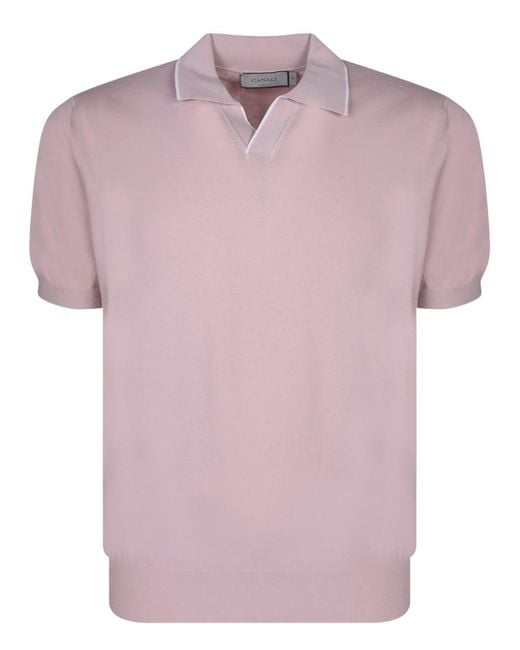 Canali Pink T-Shirts for men