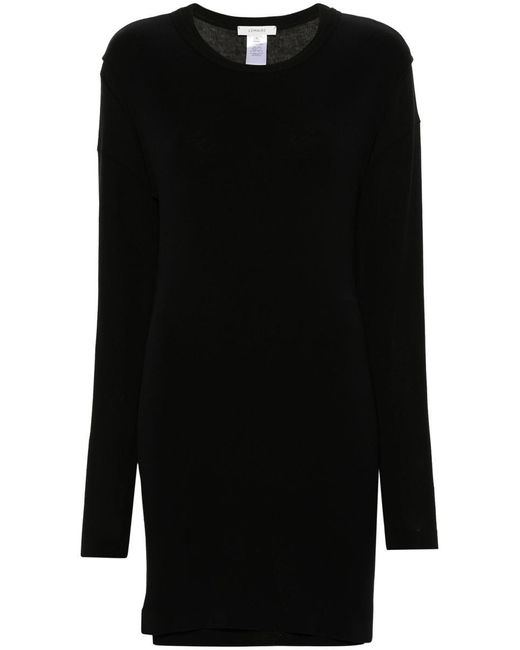 Lemaire Black Double Layer Seamless Dress Clothing