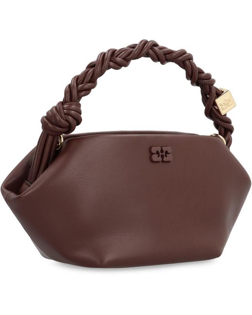 Ganni Bou Mini Bag in Brown | Lyst
