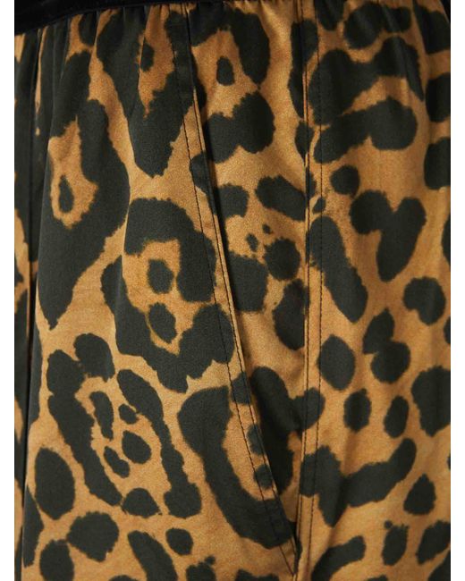 Tom Ford Multicolor Silk Leopard Pants