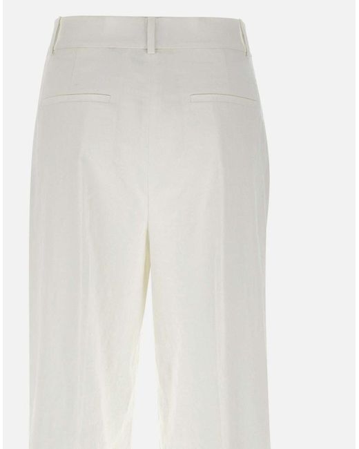 Theory White Trousers