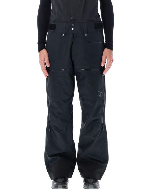 Norrona Black Lofoten Gore-Tex Insulated Ski Pant for men