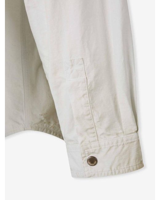 Balenciaga White Technical Overshirt for men