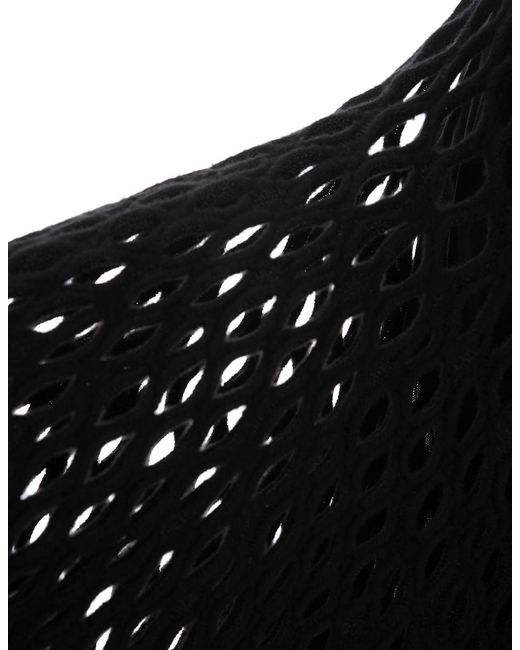 Alaïa Black Skater Cage Skirt In Knit
