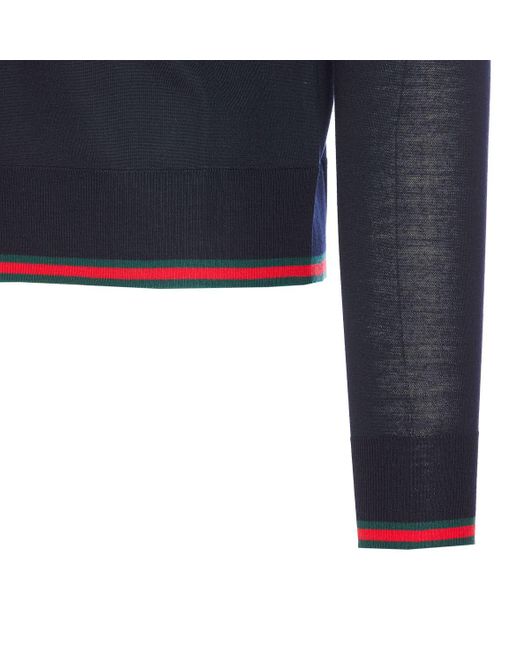 Gucci Blue Knitwear for men