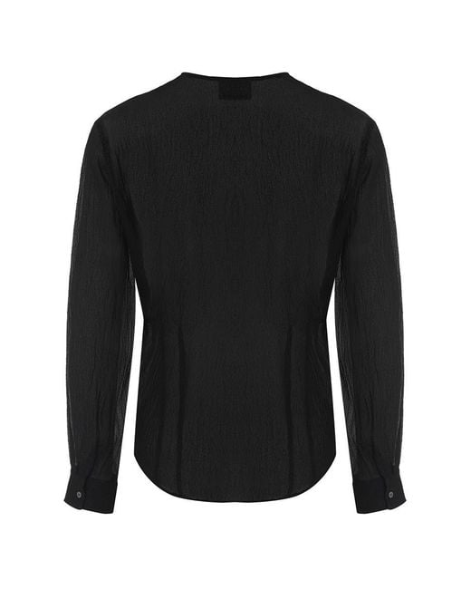 LeKasha Black Silk Shirt