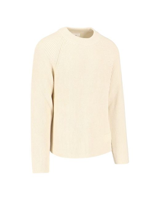 AMI White Ami Sweaters for men