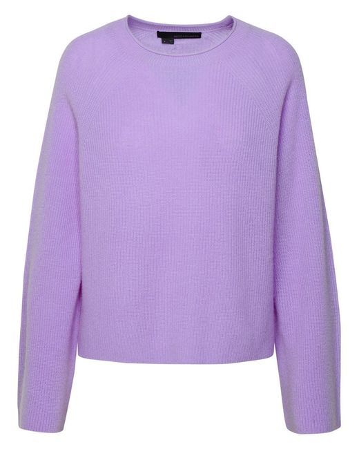 360cashmere Purple 'sophie' Lilac Cashmere Sweater