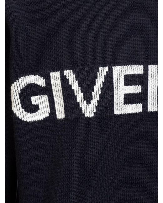 Givenchy Blue Straight Sweater for men