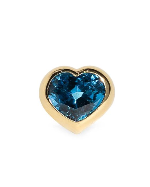 Dans Les Rues Blue Lux Heart Ring