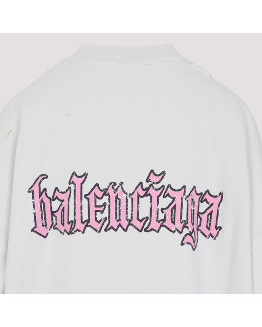 Balenciaga White Dress With A 'Vintage' Effect