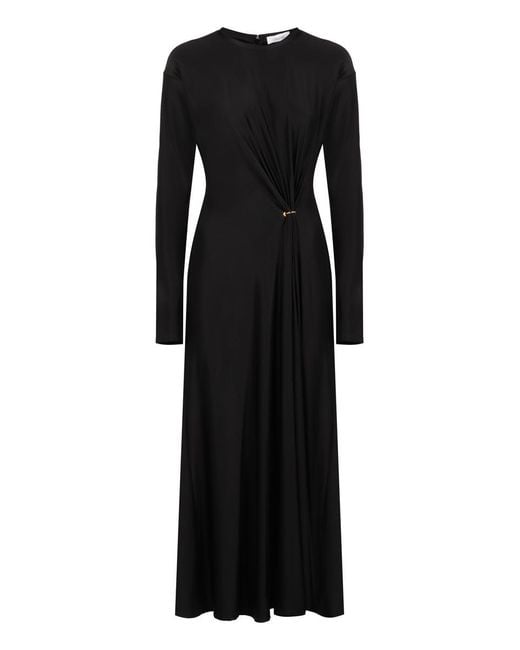 Rabanne Black Stretch Viscose Dress
