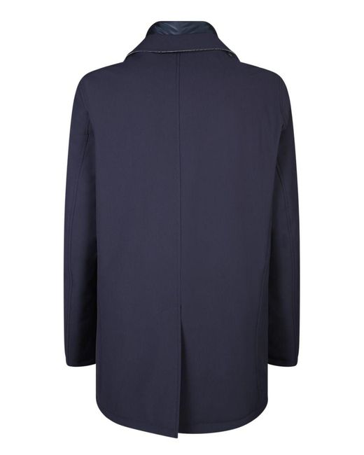 Herno Blue Three-quarter Coats for men