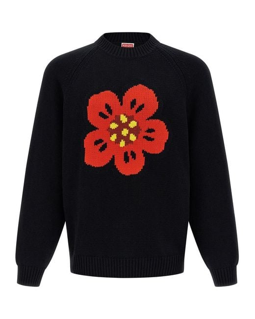 KENZO Blue 'boke Flower' Sweater for men